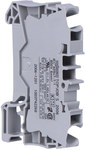 2-conductor 6 mm² through terminal block for Ex e II applications, description on the side and in the center for DIN rail 35 x 15 and 35 x 7.5 Push-in CAGE CLAMP® 6.00 mm² gray