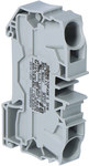 16 mm² 2-conductor through terminal block for Ex e II applications, description on the side and in the center for DIN rail 35 x 15 and 35 x 7.5 Push-in CAGE CLAMP® 16.00 mm² gray