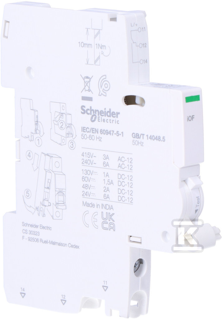 Styk pomocniczy Acti9 iOF 1 CO - A9A26924