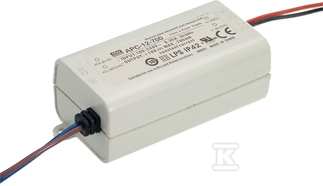 LED APC-12-350 power supply, 12W 9 ~ - APC-12-350