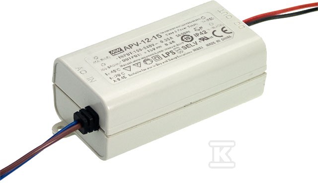 LED power supply APV-12-5, 12W 5V 2A - APV-12-5