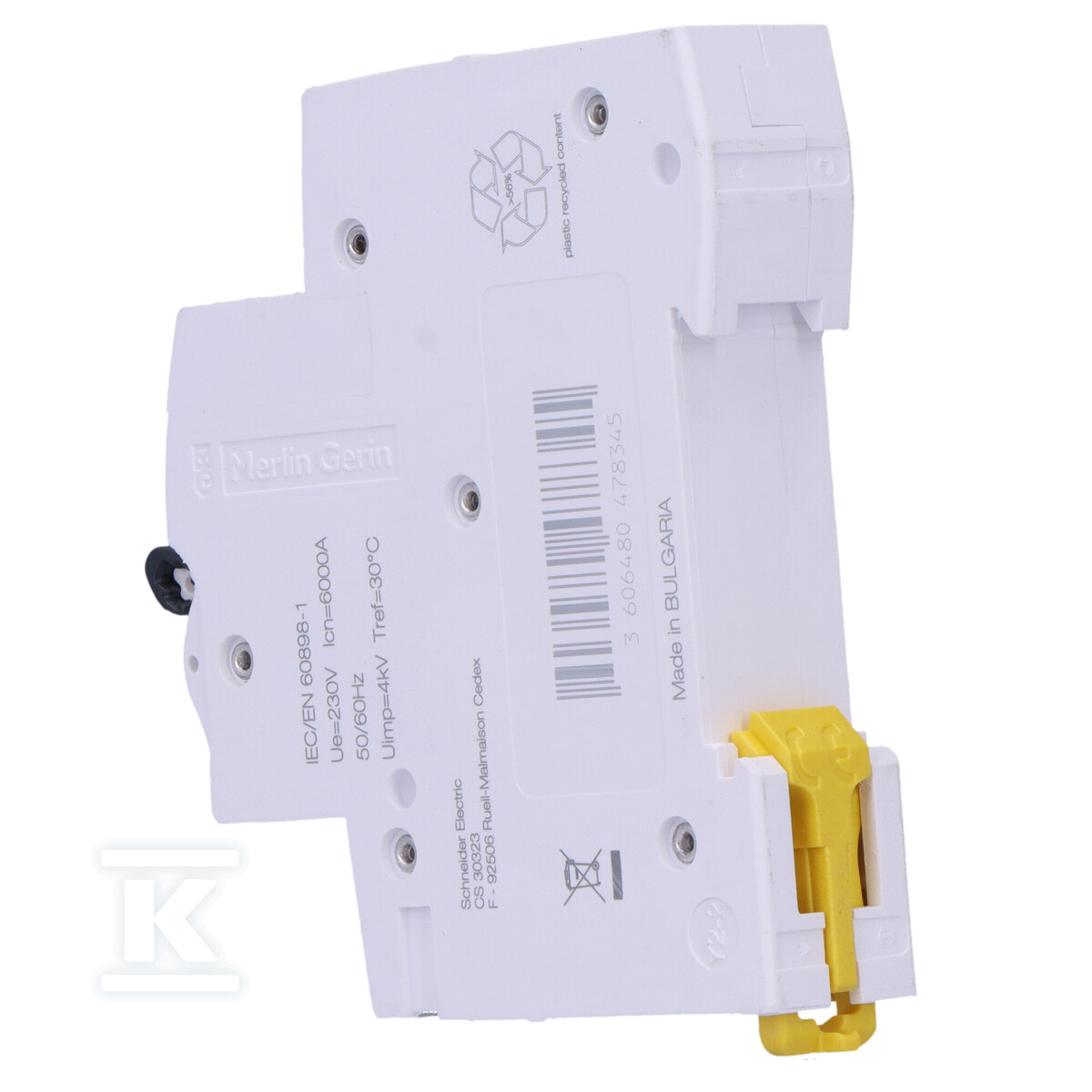 K60N-C25-1 C 25A 1-полюсний - A9K02125