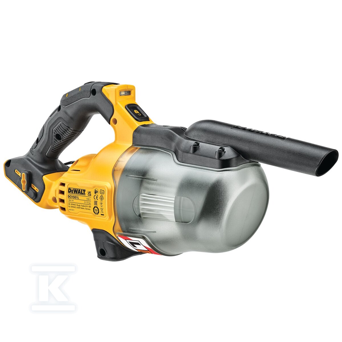 Ручний пилосос класу L DEWALT 18V XR - DCV501LN-XJ