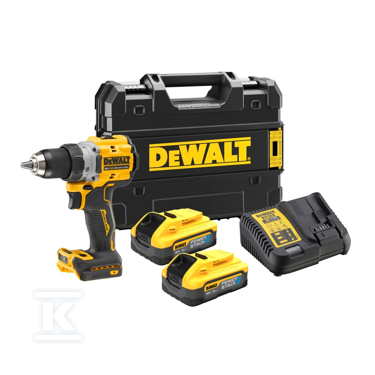 Дриль-шуруповерт DEWALT XR 18V - DCD800H2T-QW