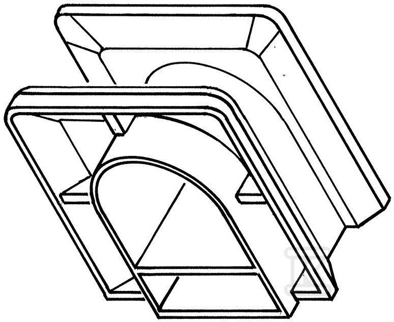 Short connector 71mm, call system - PMR474