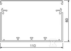 PVC 60x110mm electrical installation - LF6011007030