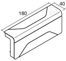 Element T, 20x55, aluminum - SL200558D1