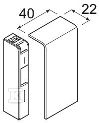 Tip 20x80, aluminum - SL200806D1