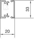 PVC 20x35mm electrical installation - LF2003507035