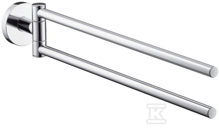 Рушникосушка Hansgrohe двоплеча - хром - 40512000