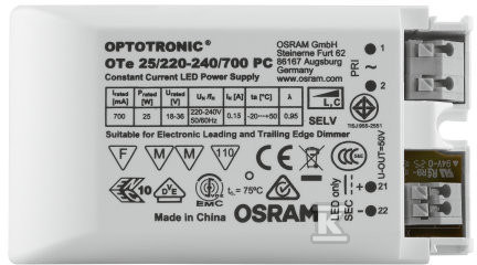 Osprzęt do modułów LED OTE 25/220 - 4052899105386