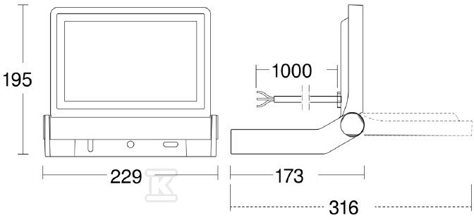 Naświetlacz LED Steinel XLED One 18W - ST065218