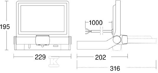 The Steinel XLED One Sensor 23.5W - ST065249