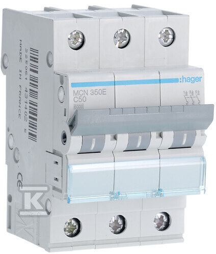 Schutzschalter, 6kA, Charakteristik C, - MCN350E