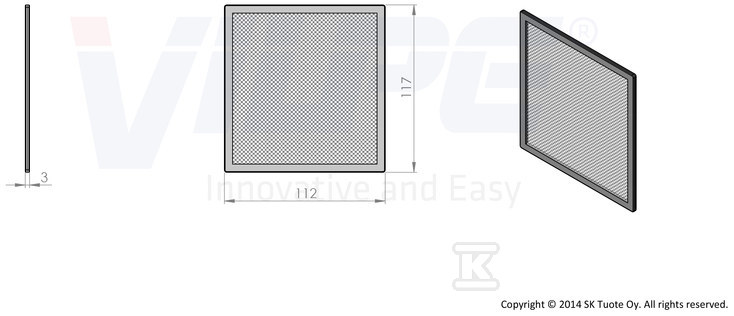 Insect Net 150x150 - Gray - 793362