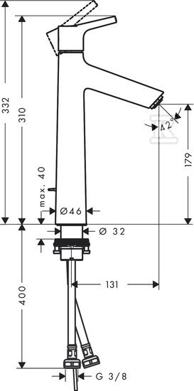 Bateria umywalkowa Talis S - 72031000