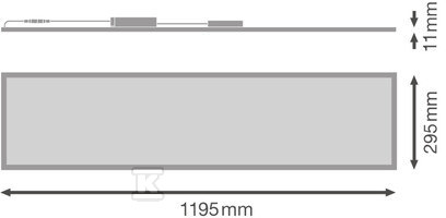 Panel LED COMFORT 1200 P 33W 830 IP40 - 4099854002731