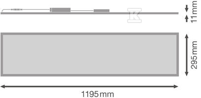 Panel LED COMFORT 1200 P 33W 840 UGR19 - 4099854004162