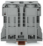 Złączka przelotowa 2-przewodowa, 185 mm2, boczne miejsca na oznaczniki, tylko na szynę TS 35 x 15, POWER CAGE CLAMP, 185,00 mm2, szary
