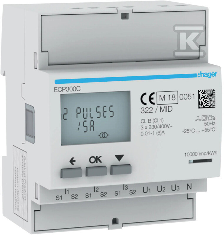 Licznik energii elektrycznej 3-fazowy, - ECP300C