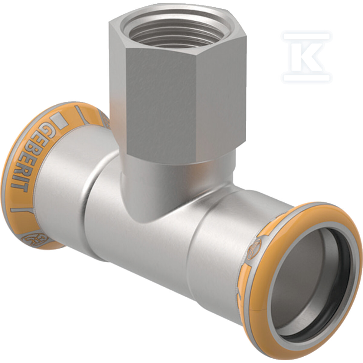 Trójnik Geberit Mapress Therm z gwintem - 41313