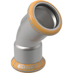 Kolano Geberit Mapress Therm: 45°, d=22mm