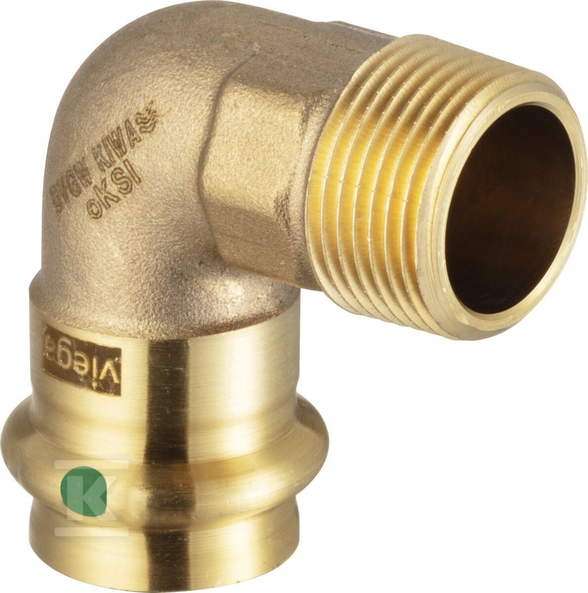 Łuk 90° z SC 12 x 3/8" brąz / - 290863
