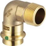 Łuk 90° z SC 12 x 3/8" brąz / błyszczący, model 2214