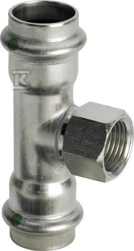 Трійник з SC 18 x 1/2" x 18 нержавіюча - 437152