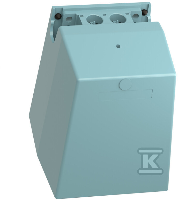 Перемикач одинарний з кришкою, синій - XPEM311