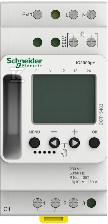 Łącznik zmierzchowy IC 200p+ cyfrowy, - CCT15483