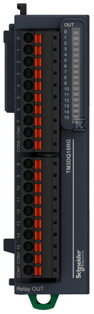 Модуль цифрових виходів, 16 релейних - TM3DQ16RG