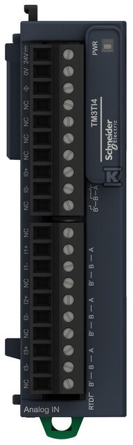 Moduł wejść analogowych, 4 wejścia - TM3TI4