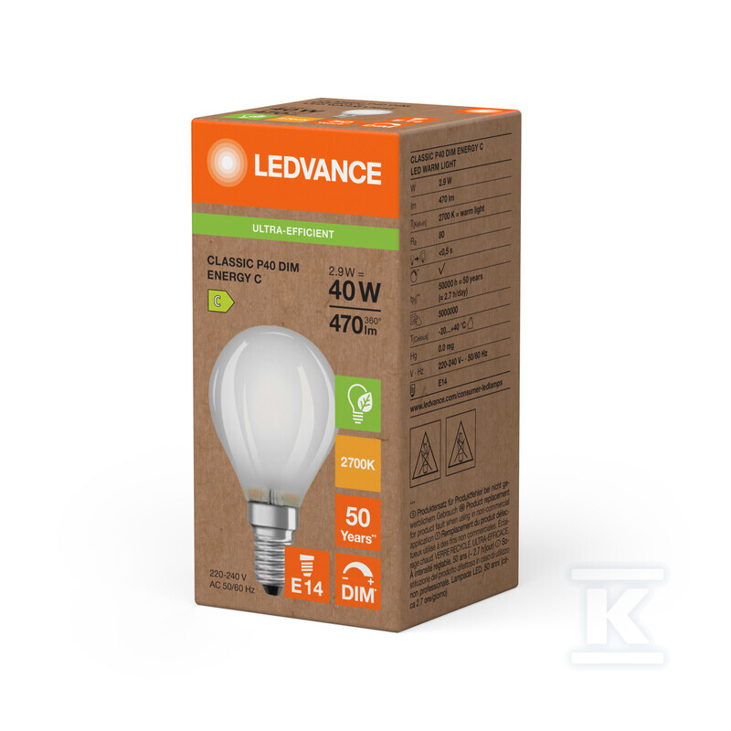 Світлодіодна лампа LED CLASSIC P ENERGY - 4099854253362