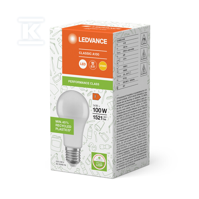 Żarówka LED PCR LAMPS WITH CLASSIC A - 4099854205040