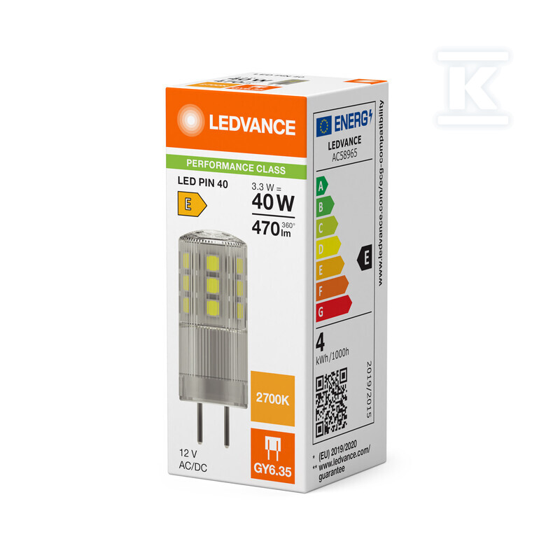 Світлодіодна лампа PIN 12V P 3.3W 827 - 4099854248757