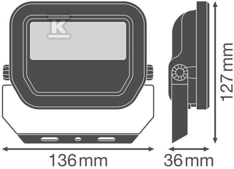 Naświetlacz Floodlight 10 P 8W 1K2LM - 4099854305689