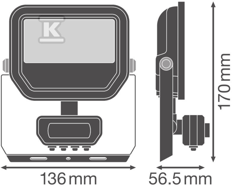 Naświetlacz Floodlight 10 SN P 8W 1K2LM - 4099854306747