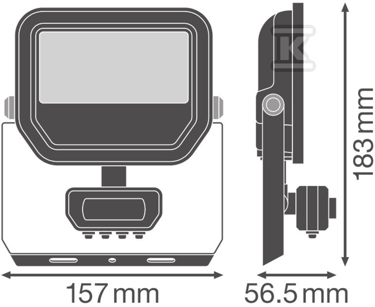 Naświetlacz Floodlight 20 SN P 17W - 4099854309489