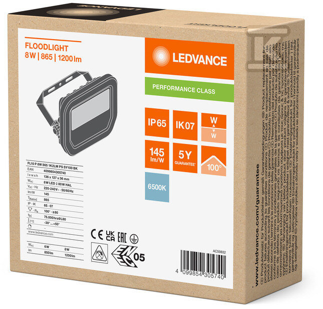 Naświetlacz Floodlight 10 P 8W 1K2LM - 4099854305740