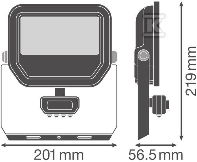 Naświetlacz Floodlight 50 SN P 41W 6KLM - 4099854306921