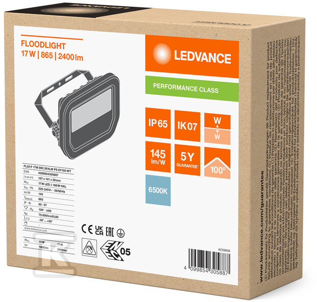 Naświetlacz Floodlight 20 P 17W 2K4LM - 4099854305887