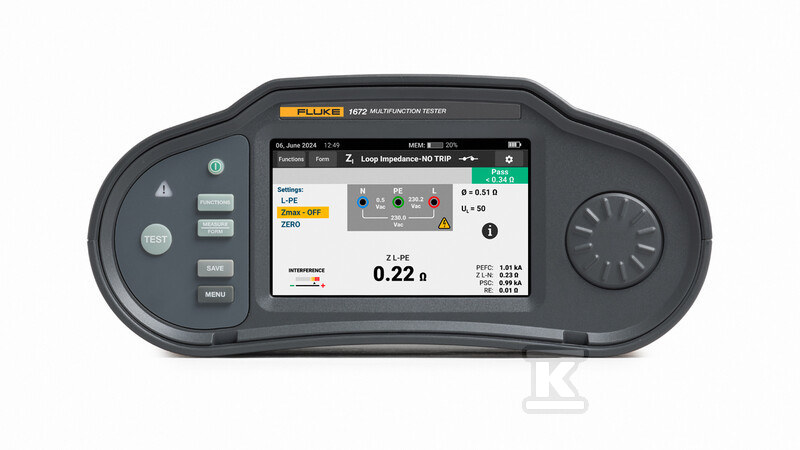 Wielofunkcyjny tester instalacji Fluke - 5580829