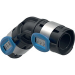 Kolano Geberit FlowFit: 45°, Materiał=PPSU, d=20mm