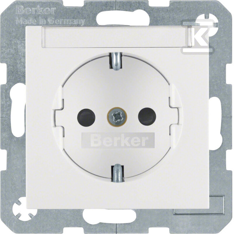 Gniazdo SCHUKO z polem opisowym z - 47491909