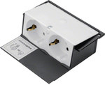 Obudowa z 2*SCHUKO KDQ08/KDE04 biały, TEHALIT.VE-EE