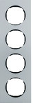 Ramka 4-krotna, aluminium, R.8