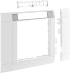 Maskownica 80 mm 1-krotna 55x55 mm pole opisowe PC-ABS bezhalogenowy biały
