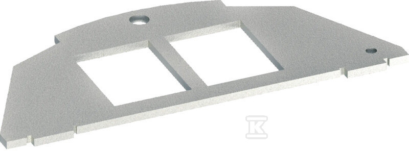 Płytka montażowa 2xRJ Typ 01 Keystone - BSM012