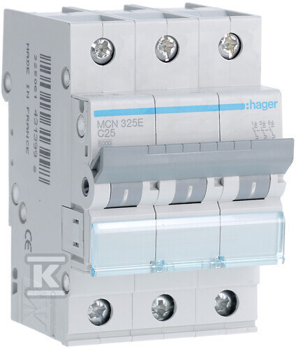 Wyłącznik nadmiarowo-prądowy, 6kA, - MCN325E